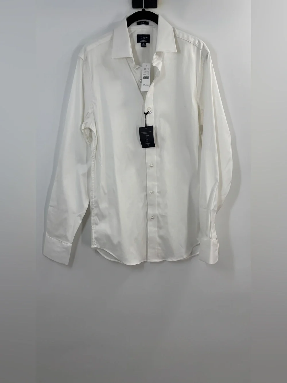 J.Crew Slim Bowery performance stretch dress shirt with spread collar